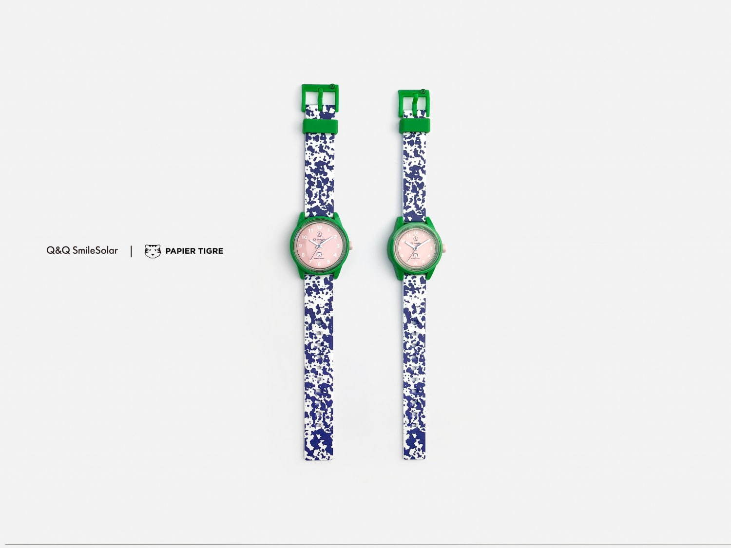 Q&Q スマイルソーラー×パピエ ティグルのコラボ腕時計、人気柄をデザインした全3モデル｜写真2