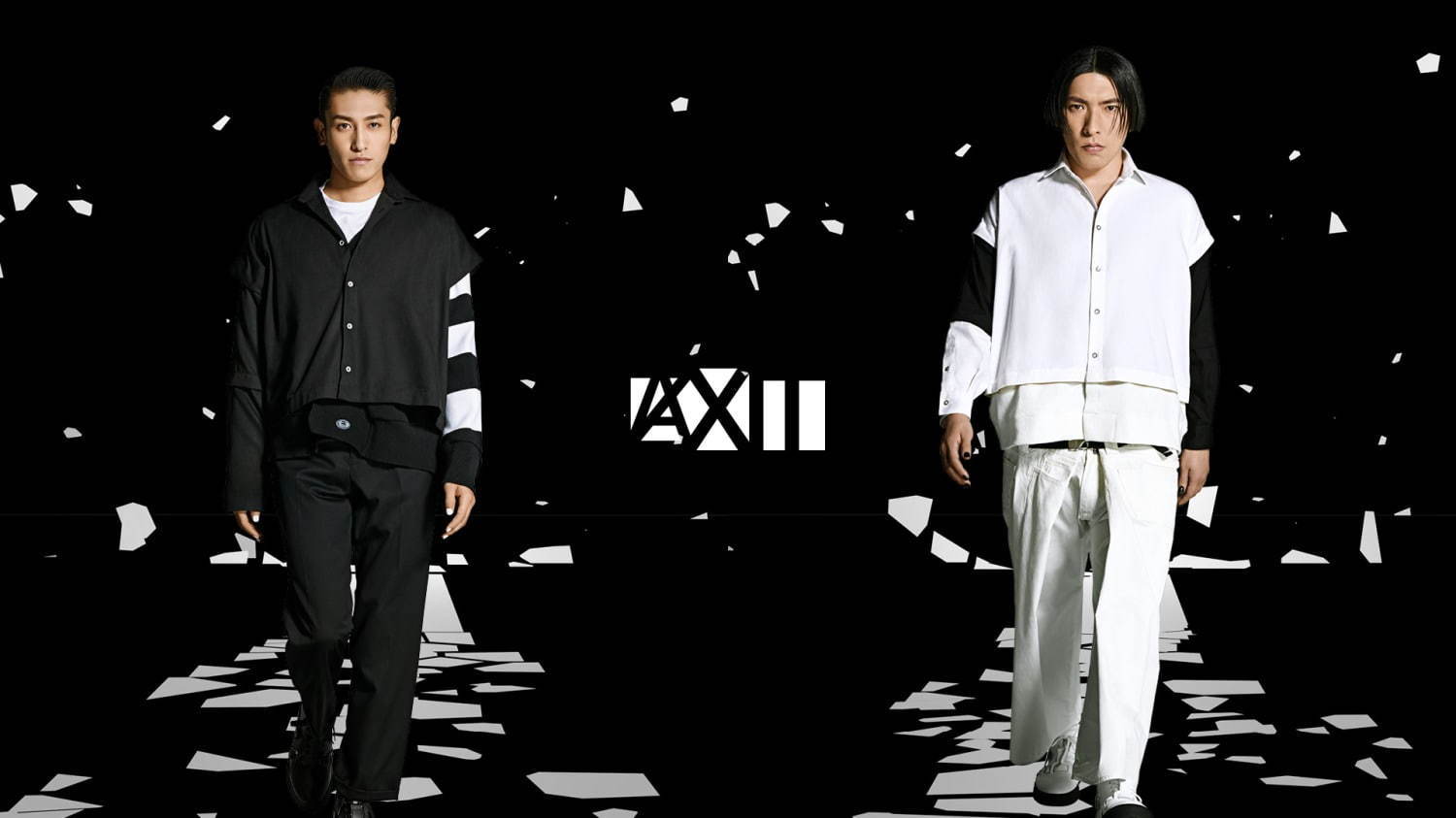 アンリアレイジ×芸人EXIT、“720通り”の着方ができるシャツ&光で“虹色”に変わるロゴT|写真1