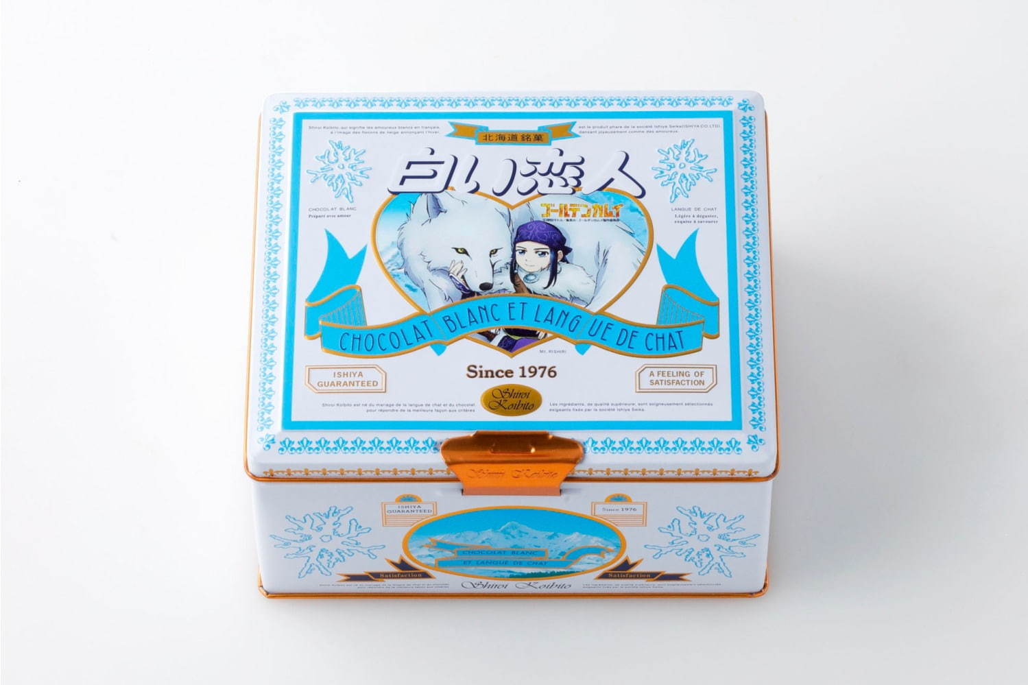 白い恋人 ゴールデンカムイ アシㇼパ レタㇻを描いた限定コラボ缶が発売 ファッションプレス 白い恋人 ゴールデンカムイ アシㇼパ レタㇻを描いた限定コラボ缶が発売 ファッションプレス