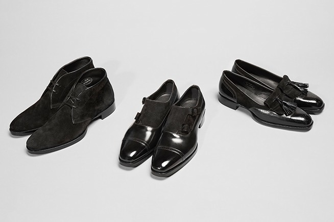 【約15万・新品】 ブラック　santoni サントーニ 高級ライン　革靴 約15万・新品】 ブラック santoni サントーニ 高級ライン 革靴