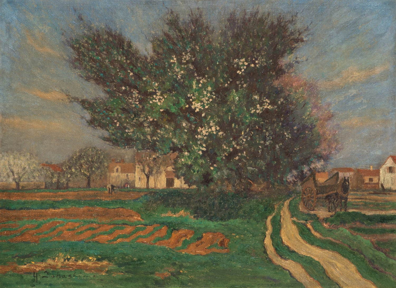 髙島野十郎《梨の花》1930-33年 一般財団法人 恵愛団