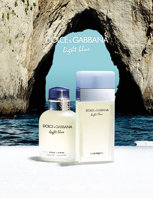 ドルチェ＆ガッバーナの香水ライトブルー、新キャンペーンのモデル