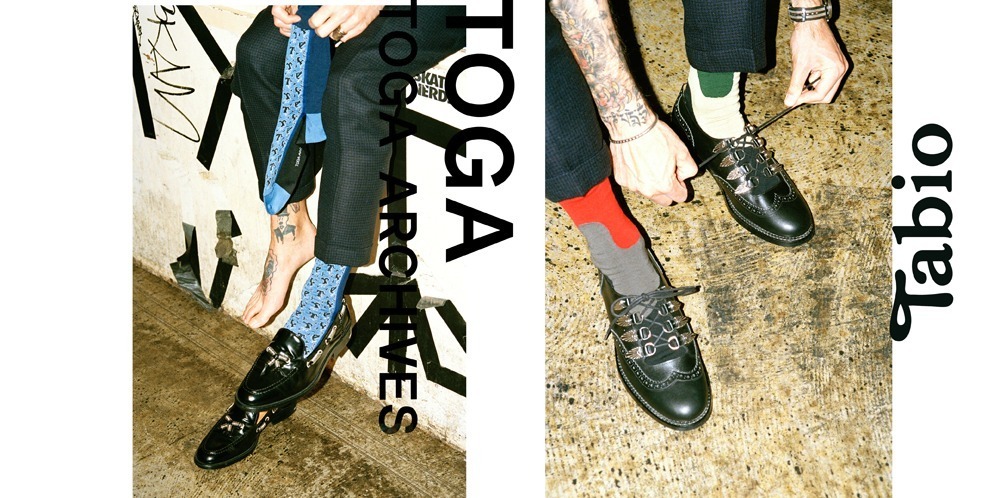 トーガ×タビオの靴下 - “東賀”の文字デザインやシアー素材ソックス、メンズ＆ウィメンズで｜写真26
