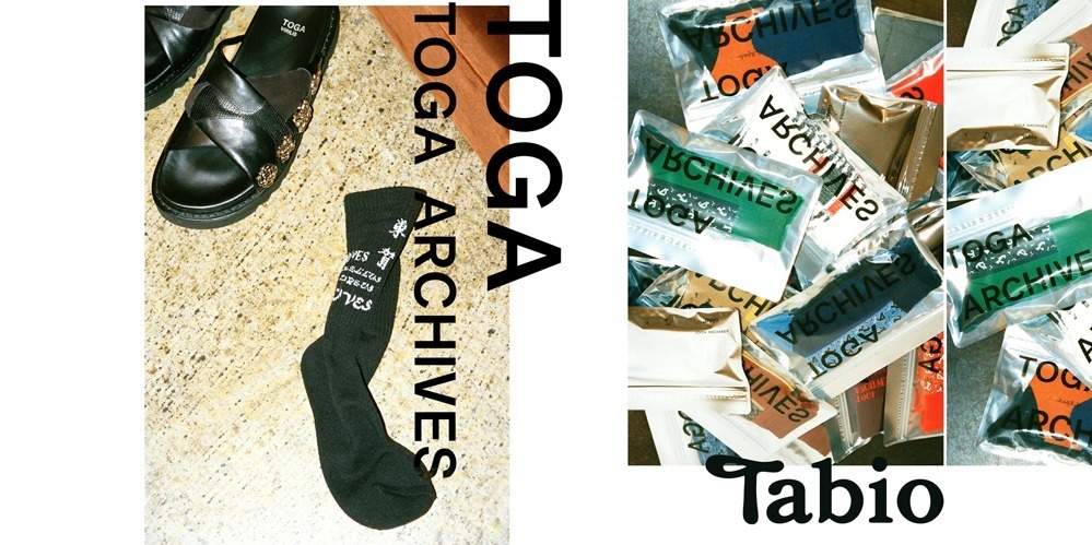 トーガ×タビオの靴下 - “東賀”の文字デザインやシアー素材ソックス、メンズ＆ウィメンズで｜写真24