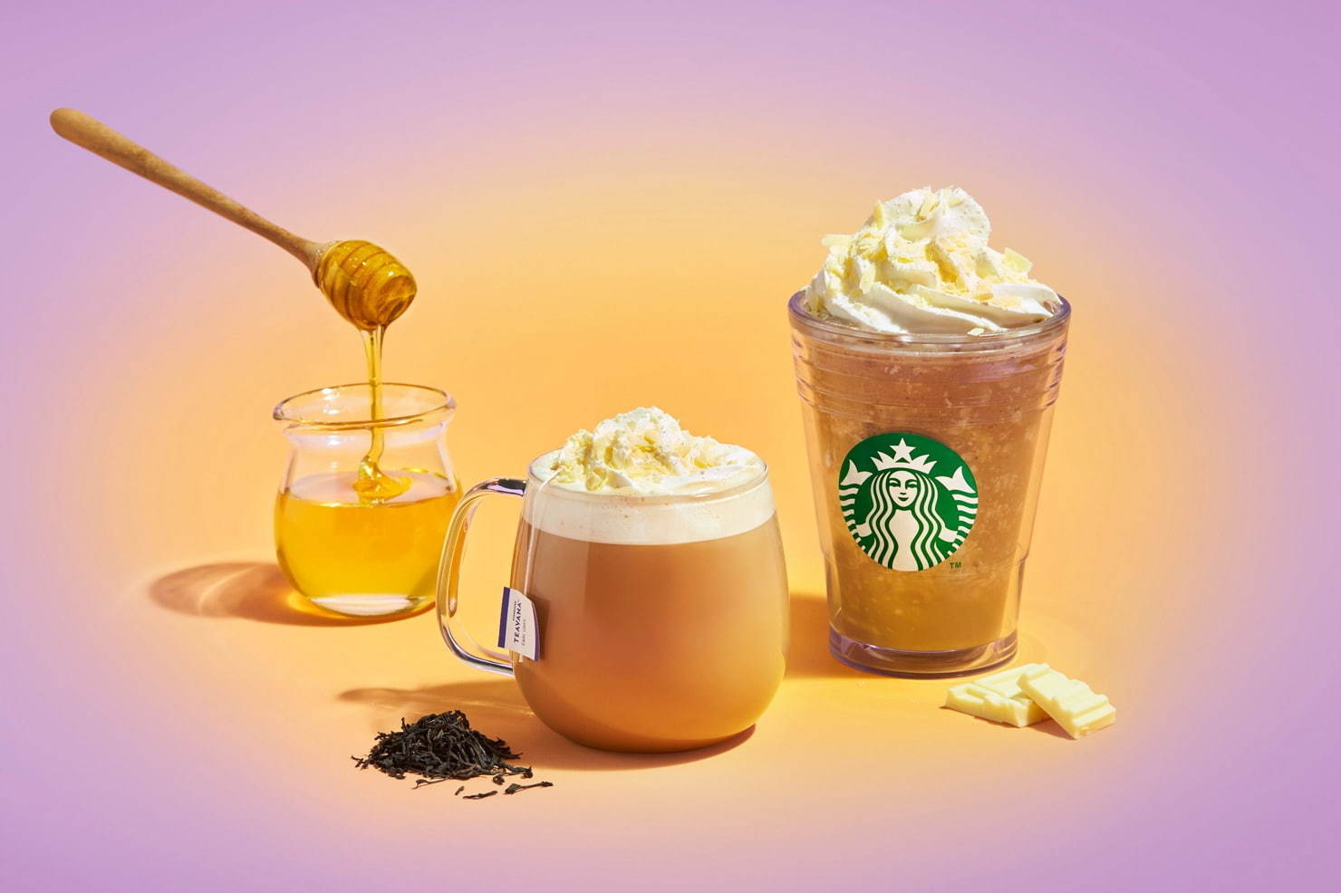 スターバックス(Starbucks) アール グレイ ハニー ホイップ フラペチーノ＆ラテ｜写真3