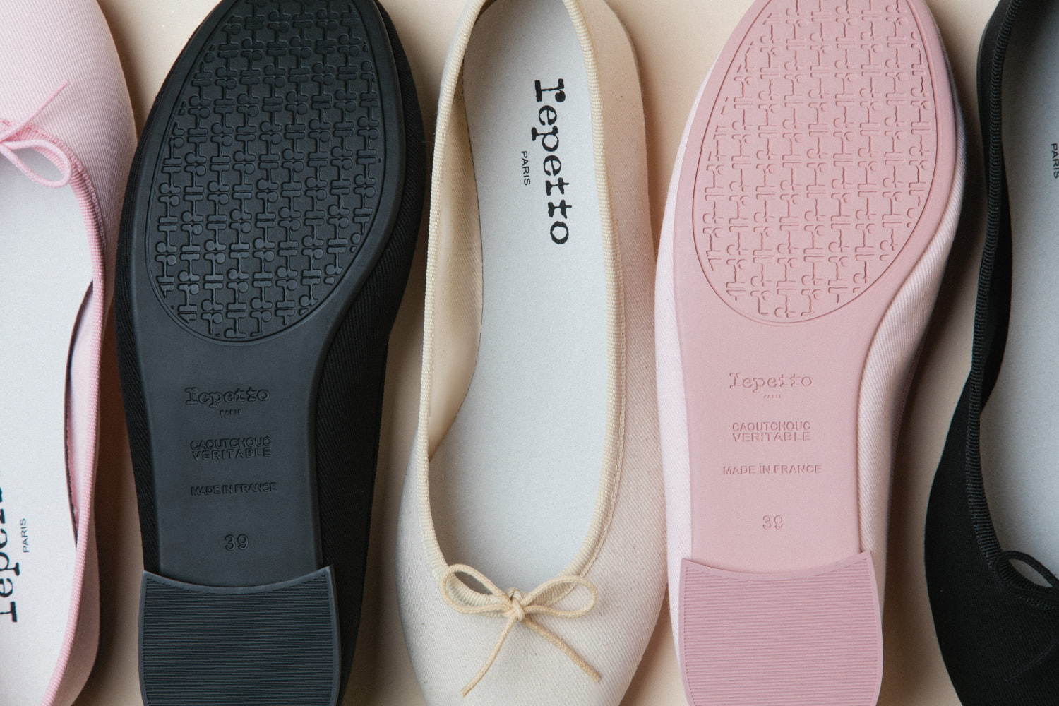 Repetto レペット コットン cotton ロゴ バレエシューズ 40