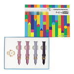 サクラクレパスのコラボ腕時計「クーピー柄ウォッチ」“着せ替え可能な”本革ベルト4本セット｜写真13