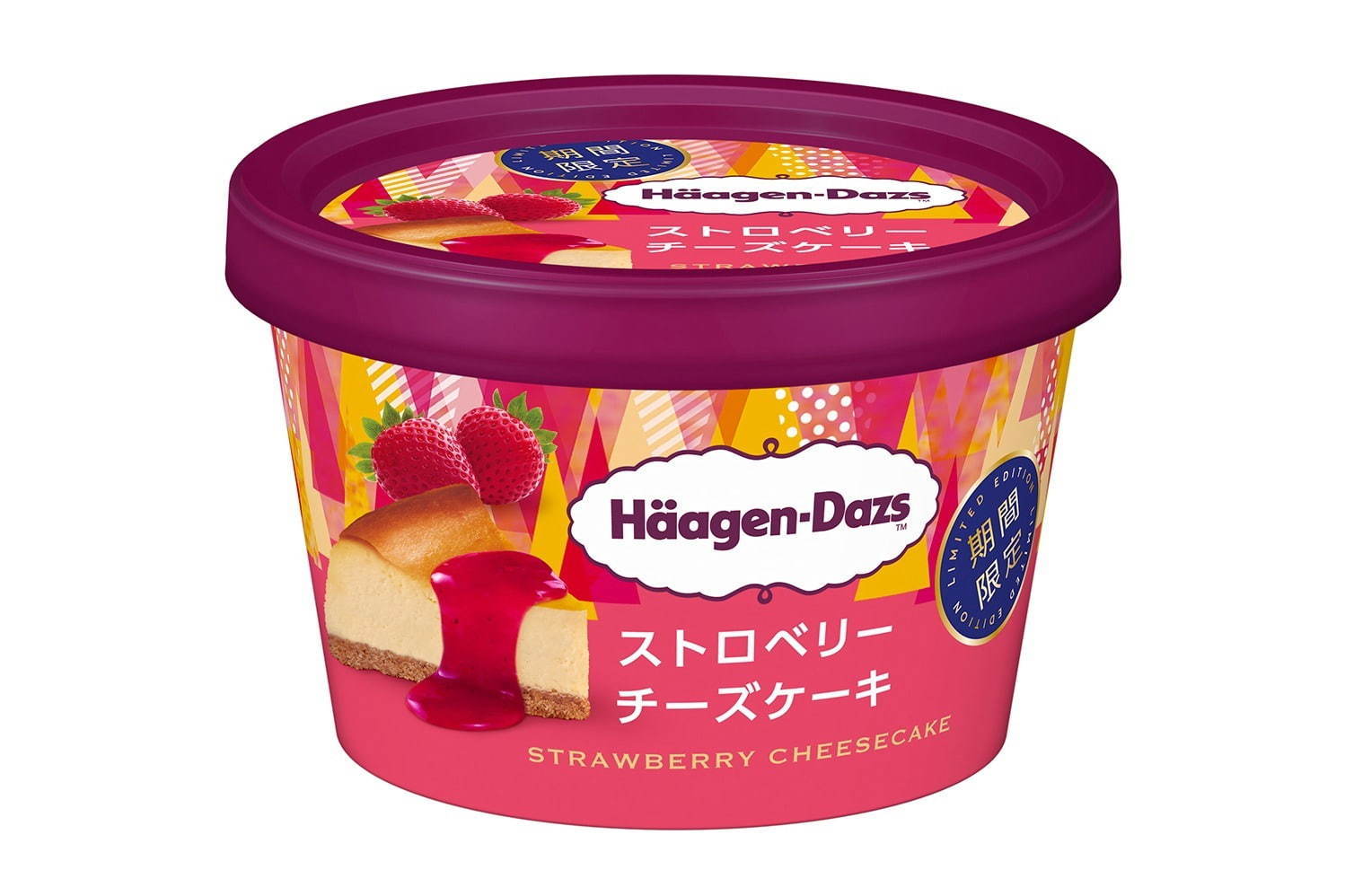 ハーゲンダッツ(Häagen-Dazs) ストロベリーチーズケーキ｜写真1