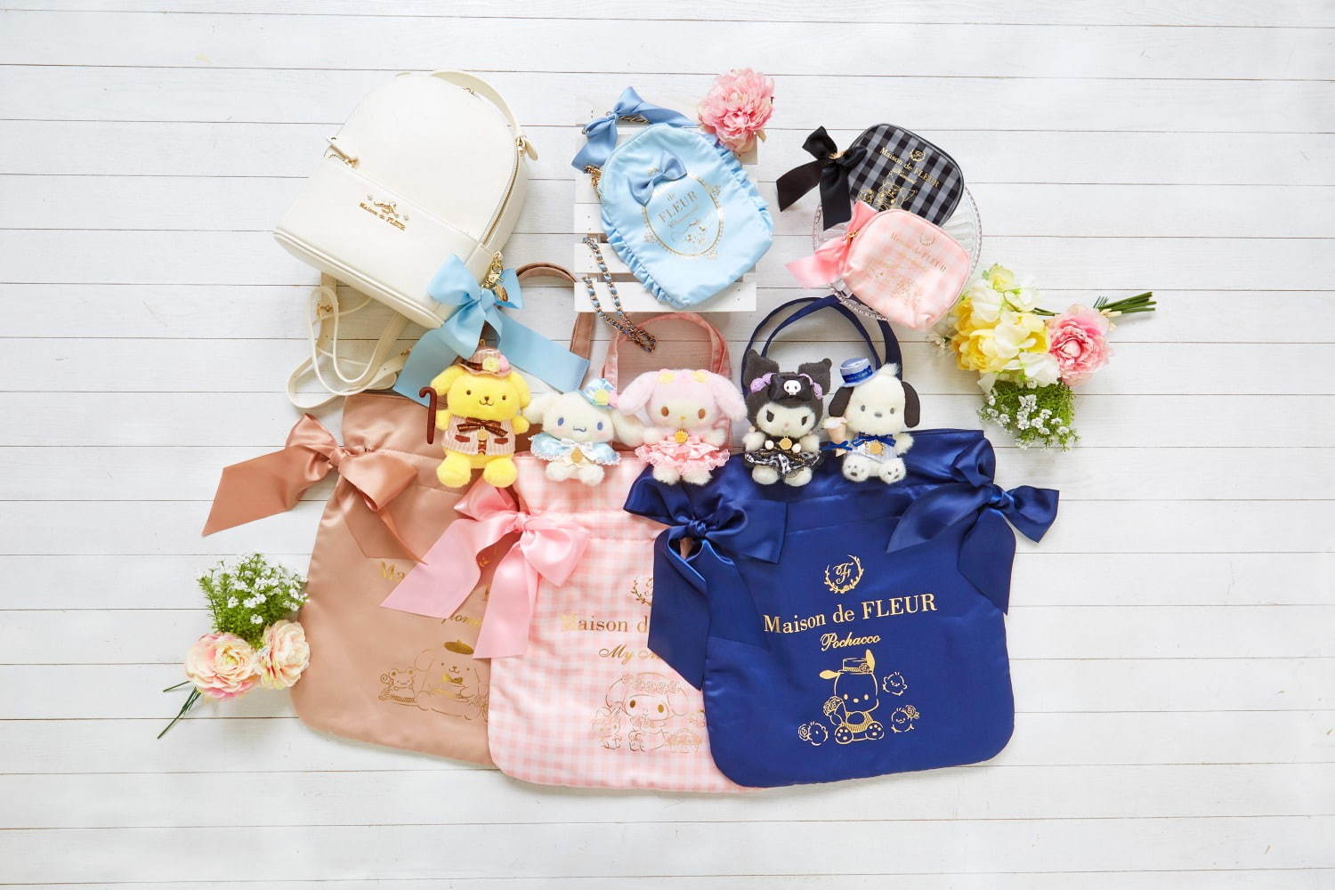 Maison de FLEUR サンリオコラボ リボンリュック シナモン【新品】