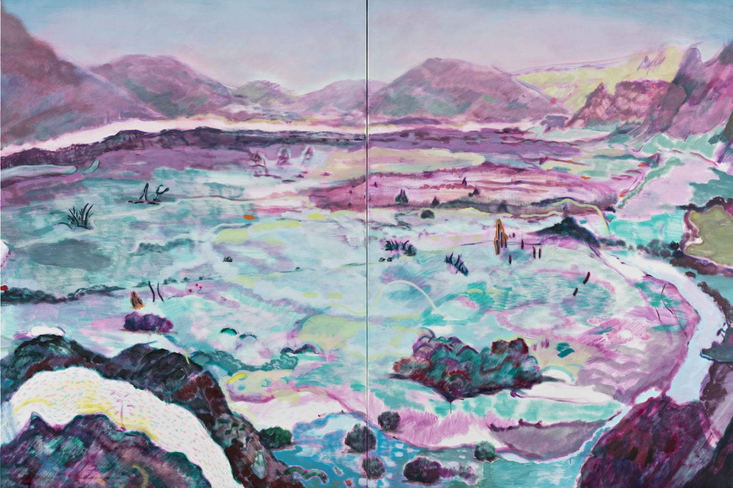 アーティスト 柏原由佳の個展 ポーラ ミュージアム アネックスで 透明性と濃密さが交わる絵画作品 ファッションプレス アーティスト 柏原由佳の個展 ポーラ ミュージアム アネックスで 透明性と濃密さが交わる絵画作品 ファッションプレス