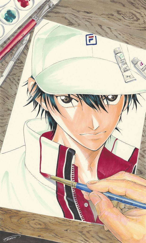 テニスの王子様 大原画展」阪急うめだ本店で - 生原稿など約200