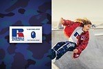 ア ベイシング エイプ × ラッセルアスレティック、ベイプ“カモ柄”フーディ＆ロゴ入りジャケット｜写真1