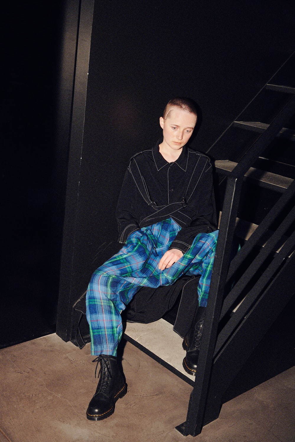 No.107 Long shirts 58,000円＋税(3月発売予定)
No.104 Plaid Pants 42,000円＋税