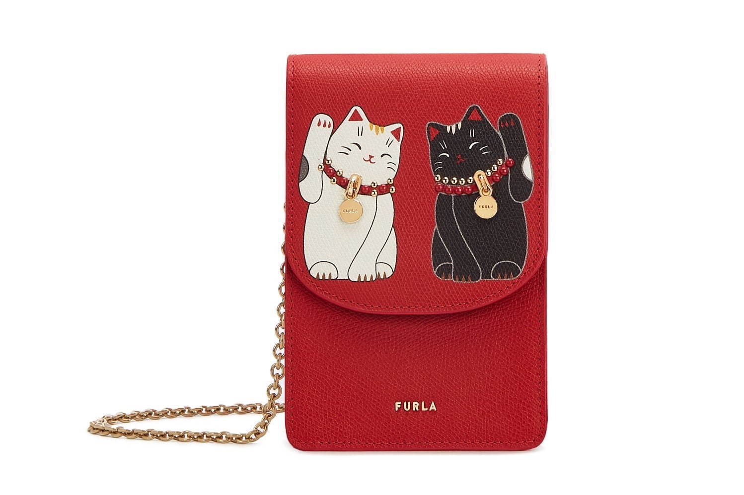 【新品未使用】FURLA　アジア限定招き猫　ショルダーバッグ