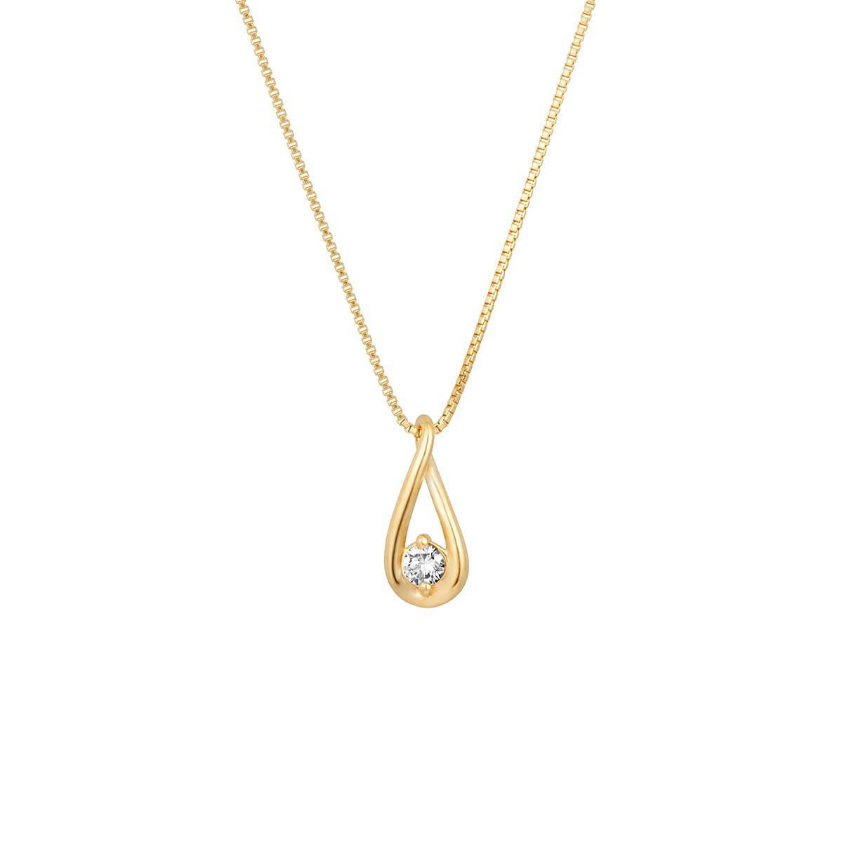 K10YG Necklace/ Diamond 34,000円＋税