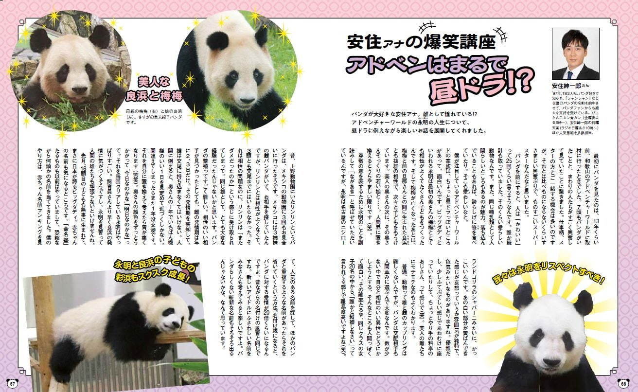 書籍 パンダ自身 人気週刊誌 女性自身 のパンダ特集を再編集した 渾身の パンダ本 ファッションプレス