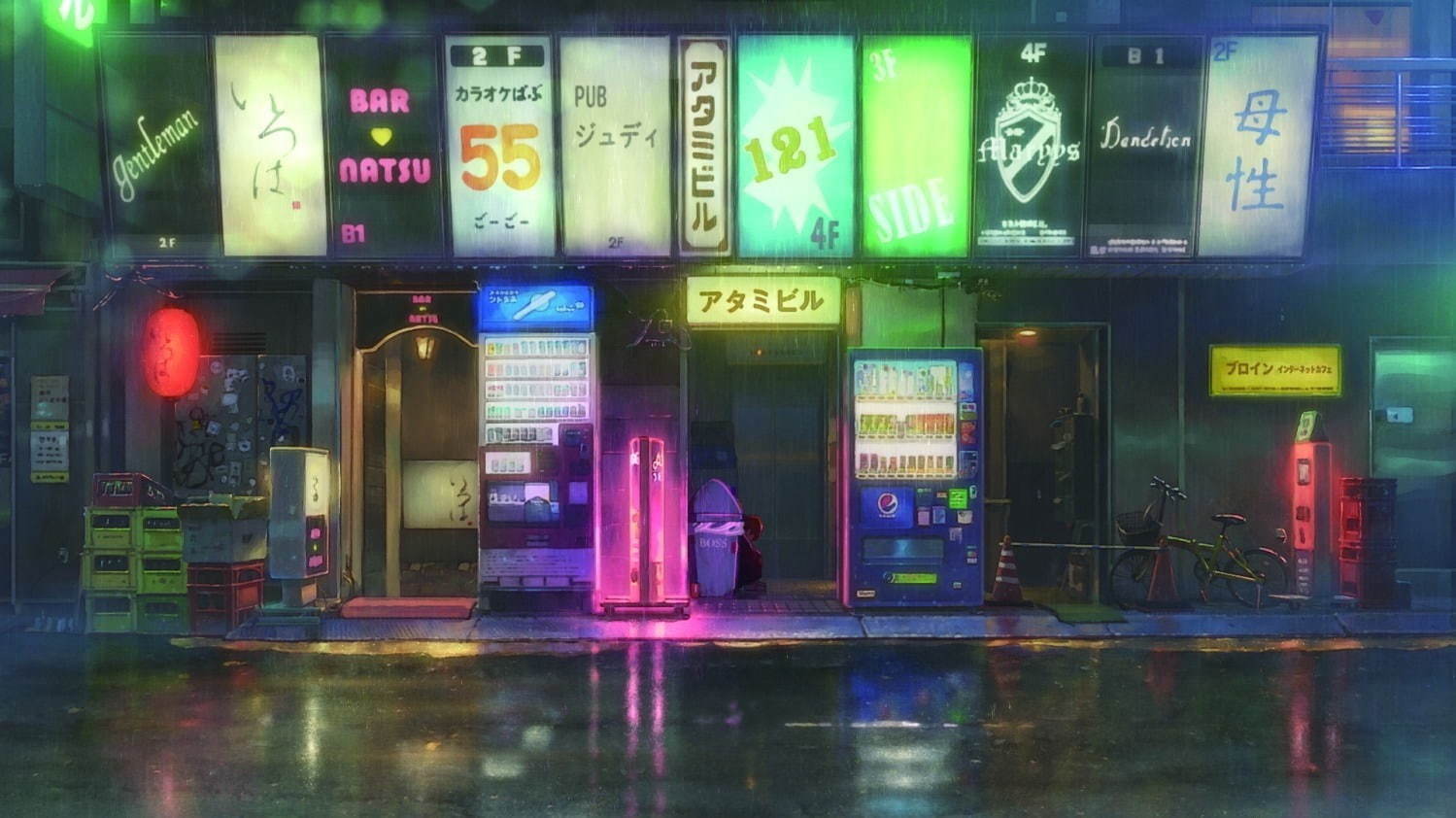 新海誠の映画『天気の子』の展覧会、大阪・道頓堀で開催 - 絵