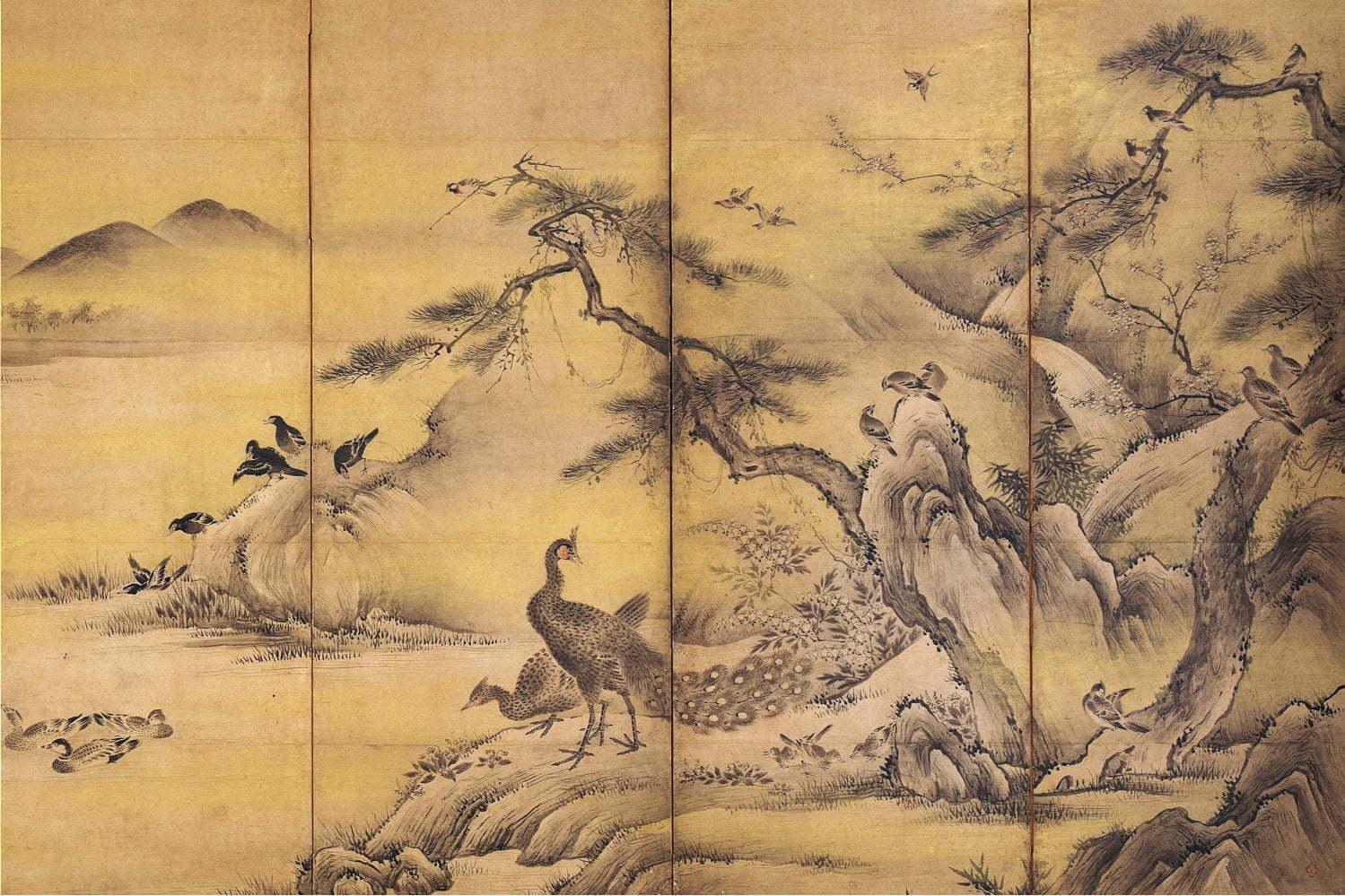 江戸時代｜企画展「狩野派と土佐派」根津美術館で - 探幽ら御用絵師の華麗な屏風・色鮮やかなやまと絵を展示