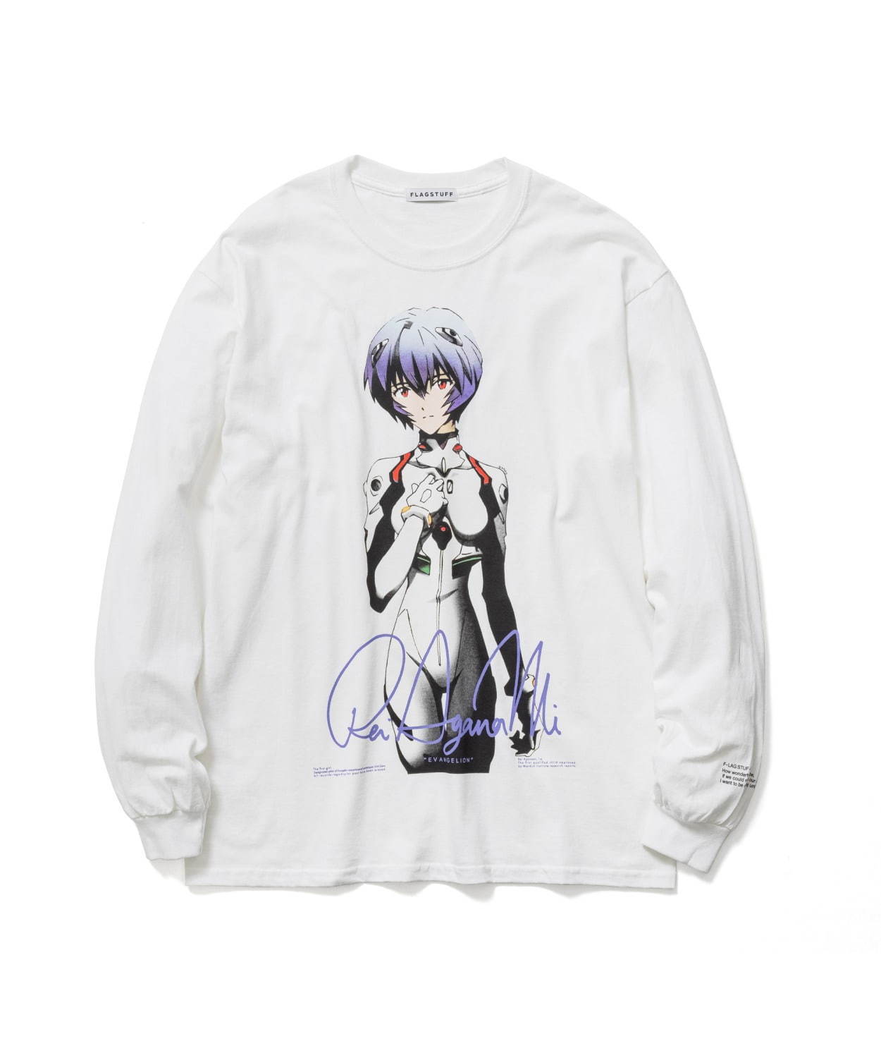 状態新品未使用黒 XL 新品 FLAGSTUFF  × EVANGELION 綾波　ロンt