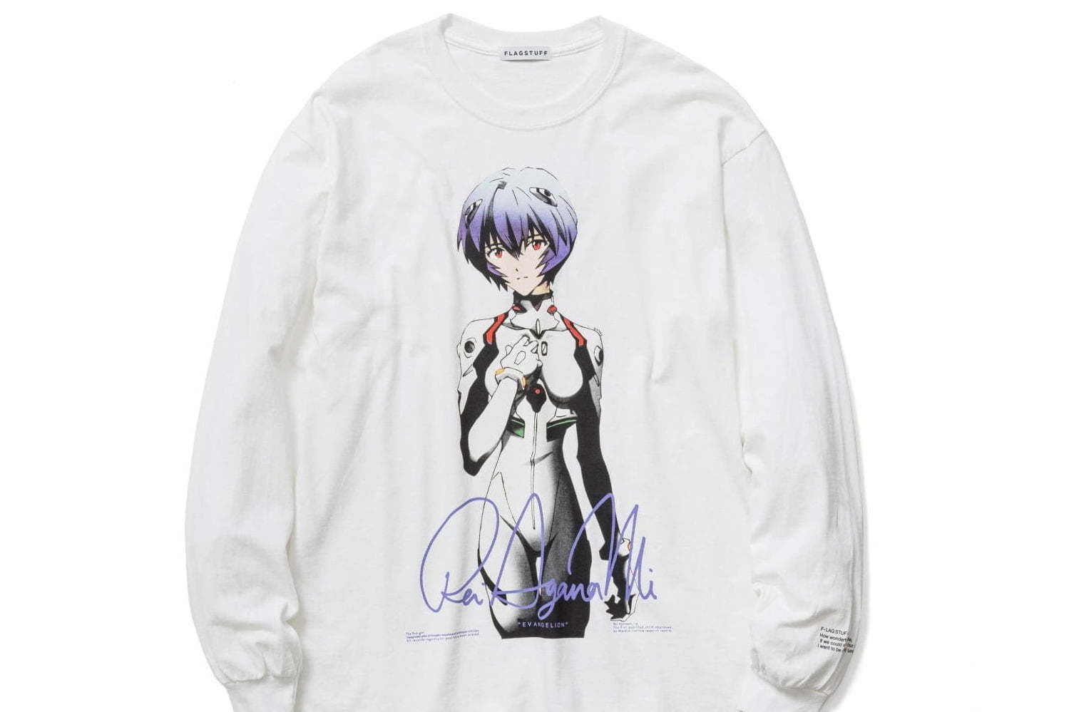 状態新品未使用黒 XL 新品 FLAGSTUFF  × EVANGELION 綾波　ロンt