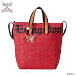 アナ スイ×エヴァンゲリオン、“初号機”イメージの花柄Tシャツ＆バタフライチャーム付きバッグ｜写真2