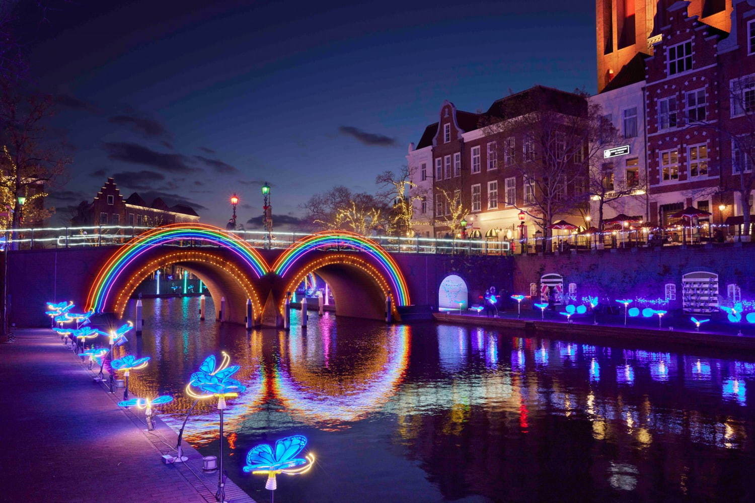 ハウステンボス、幻想的な光のアートで運河を彩る「カナルアートフェスティバル」1,300万球イルミも｜写真2