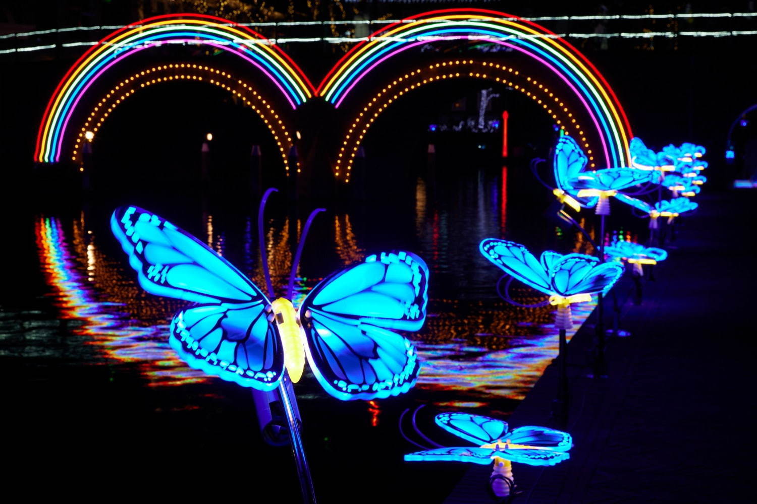 ハウステンボス、幻想的な光のアートで運河を彩る「カナルアートフェスティバル」1,300万球イルミも｜写真1