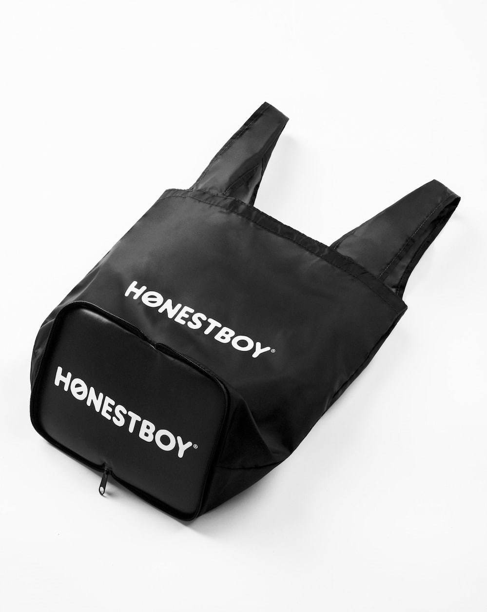 「HONESTBOY SHOPPING BAG BOOK BLACK /BLUE」1,480円＋税