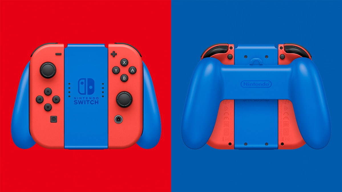 ニンテンドースイッチ」にマリオモチーフの新色 - レッド×ブルーのバイ ...