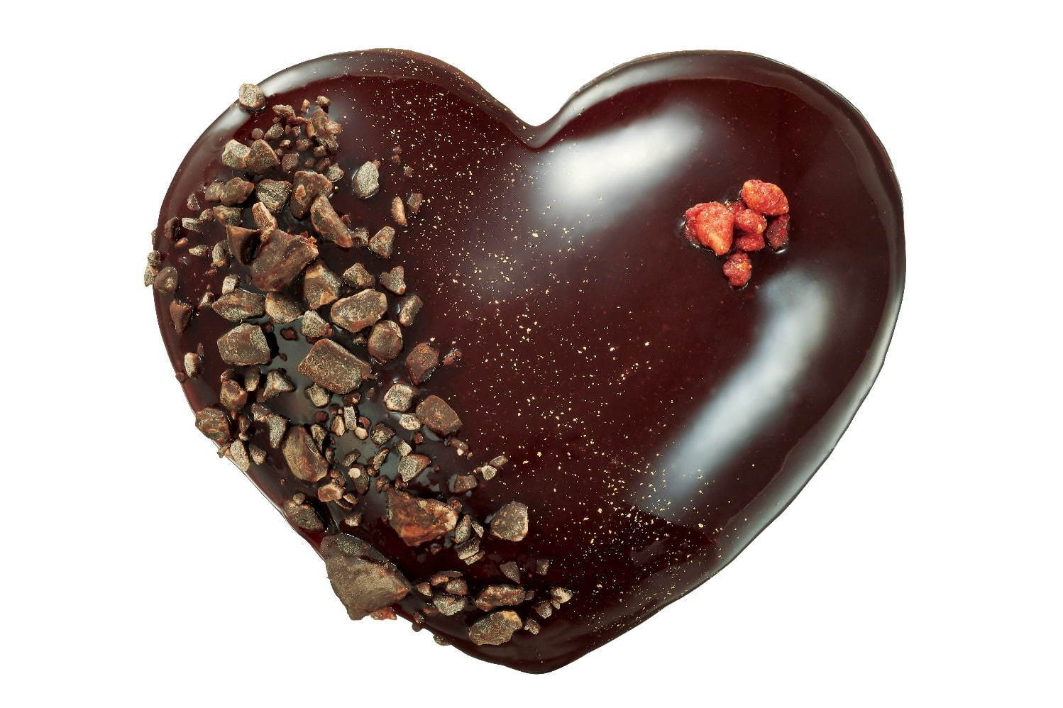 クリスピー・クリーム・ドーナツ、“チョコクリームとろける”バレンタイン限定ハート型ドーナツ｜写真1