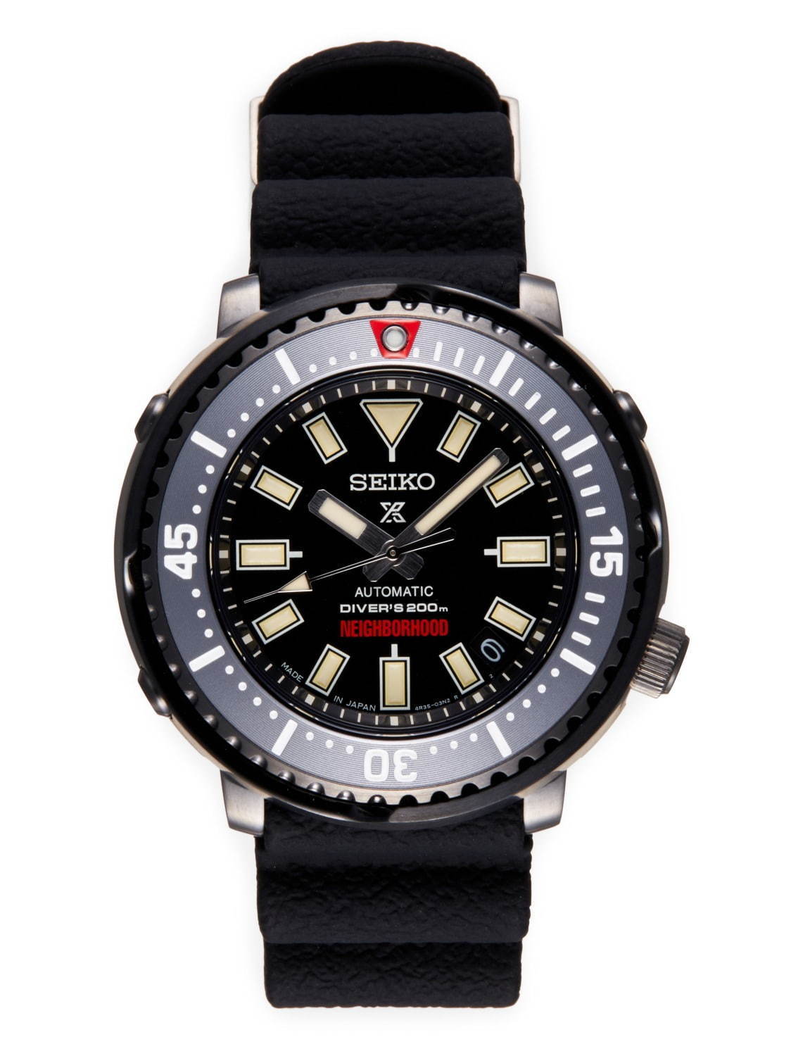 ネイバーフッド×セイコーの腕時計 - Wネームを配した文字盤＆裏蓋、200m防水など機能性も兼備｜写真1