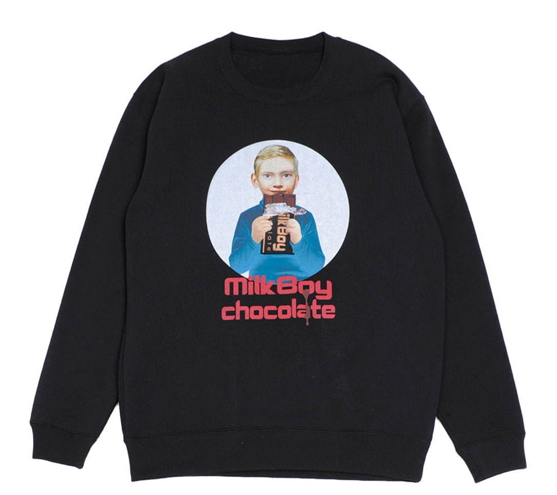 ミルクボーイ“チョコレートショップ”着想のTシャツ＆“ハート型ショコラ”がとろけるスウェット｜写真8