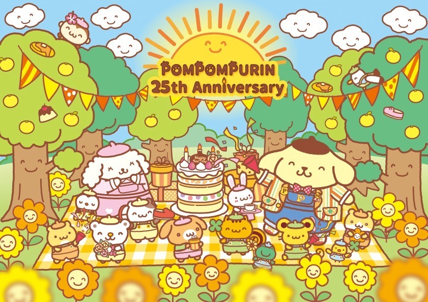 サンリオピューロランドのポムポムプリン25thイベント、“ポムポムプリンづくし”ルーム＆限定スイーツ｜写真4