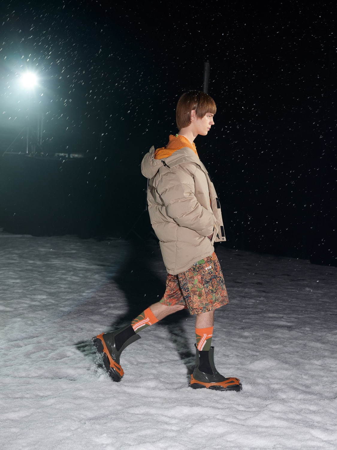 MSGM 2021年秋冬メンズコレクション - 雪山でのアドベンチャー、自然への羨望｜写真23