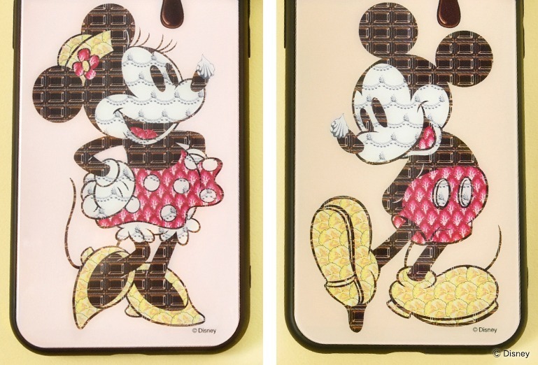 Q-pot.“テディベアクッキー”の板チョコiPhoneケース、ミッキーの