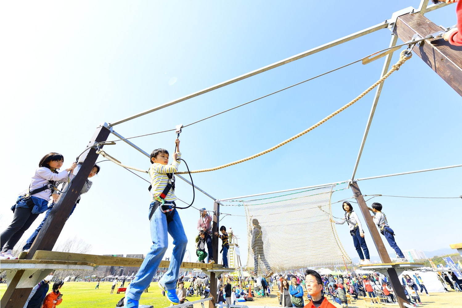 大阪・万博記念公園で「アウトドアフェス」アウトドアグッズやキャンプ情報展示、アスレチック体験も｜写真5