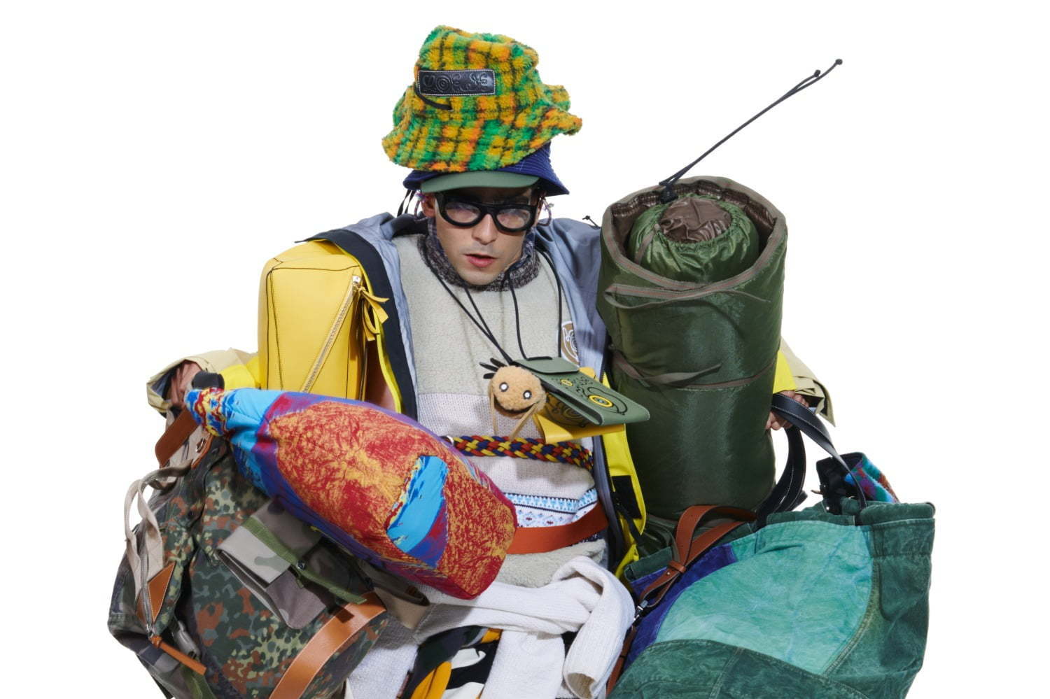 RYS☆ 人気 美品 ロエベ アイネイチャー カラーブロック マウンテン① アイ/ロエベ/ネイチャー(Eye/LOEWE/Nature) 2019-20年秋冬メンズ