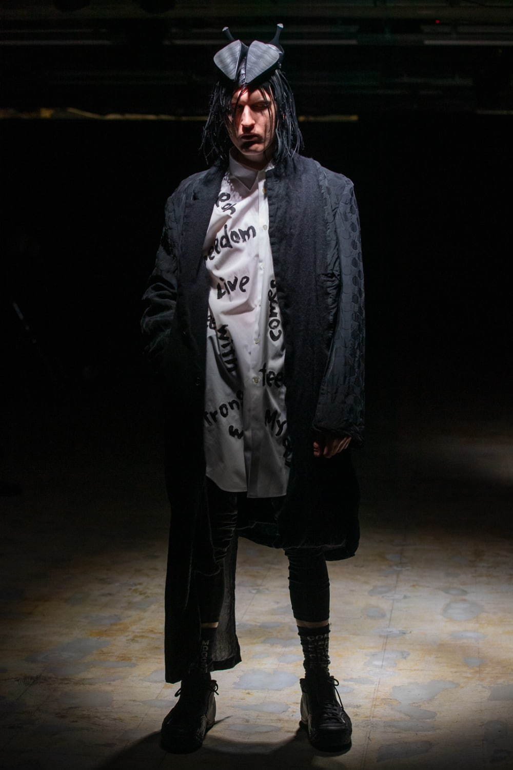 コム デ ギャルソン・オム プリュス 2021-22年秋冬｜male ラップコート