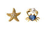 ケイト・スペード2021年春ジュエリー、“カニやヒトデ”の海の生き物ピアス＆ブレスレットなど｜写真2