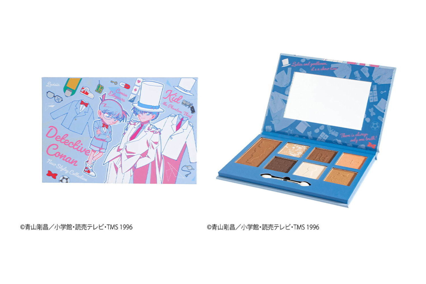 名探偵コナン｜『名探偵コナン』のコスメ"コナンや怪盗キッド"のリップ＆赤井秀一テーマのアイシャドウパレット