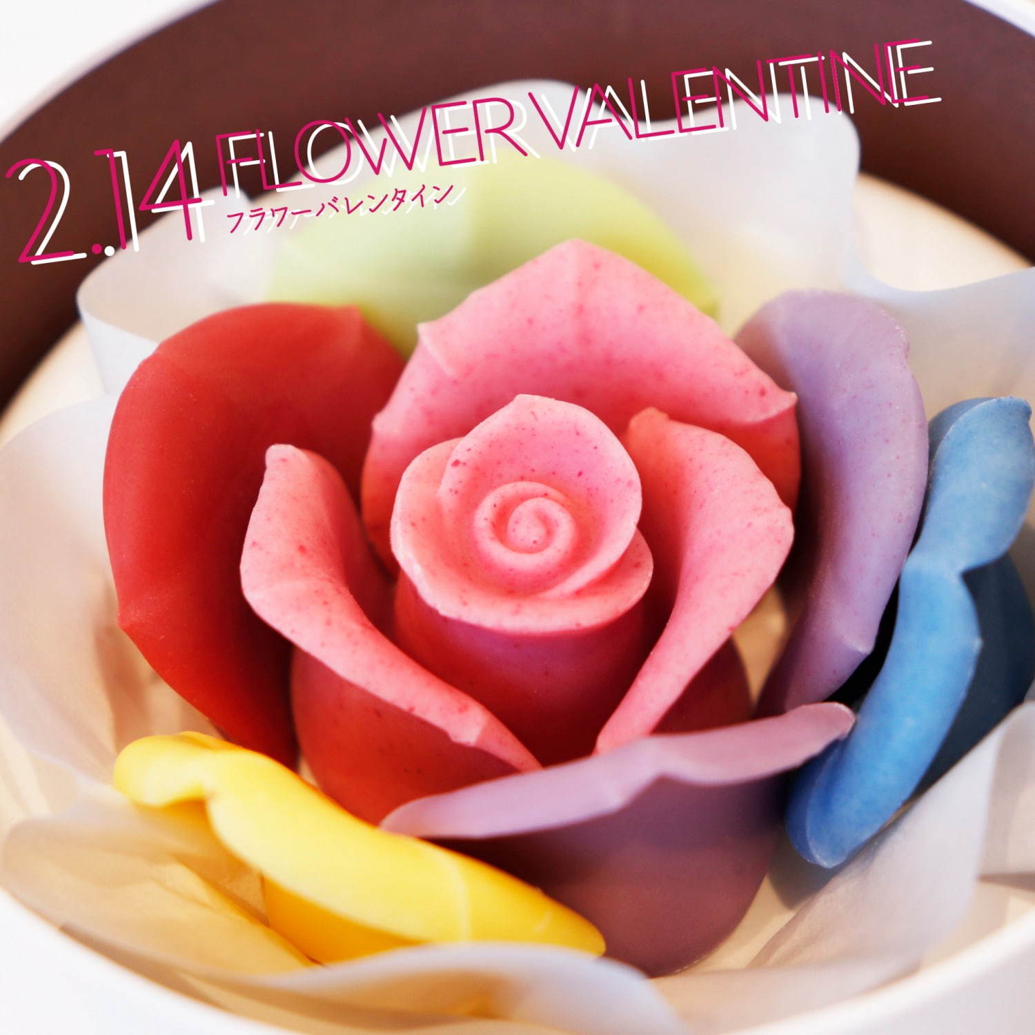 “7色のバラ”や“ピンクのガーベラ”がフルーティなチョコレートに！バレンタイン限定でカレンドから発売｜写真3
