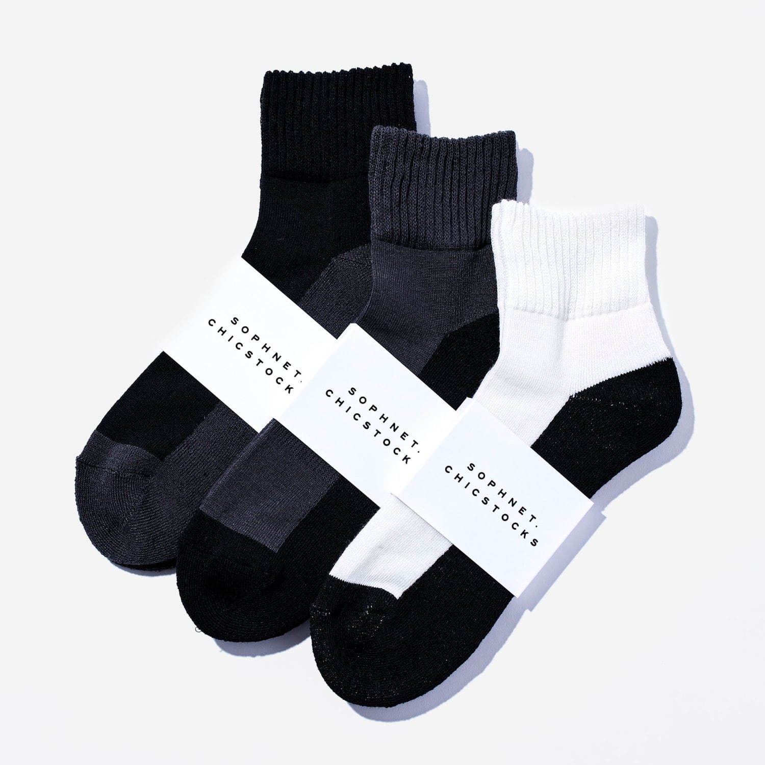 アンクルソックス 各2,800円＋税