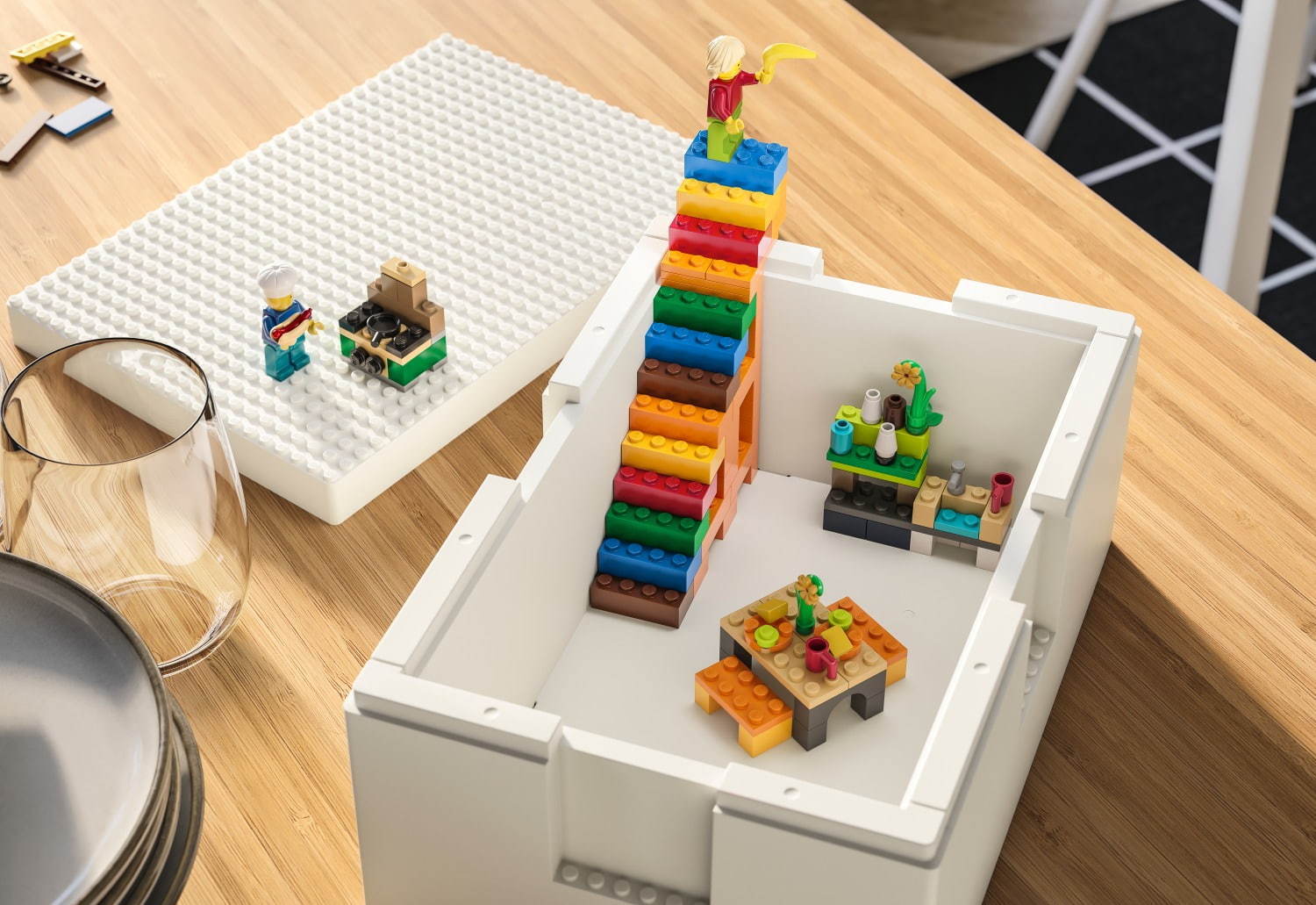 イケア×レゴグループのコラボ収納ボックス、“レゴブロック”型の全4サイズ＆他レゴ製品と連結も可能｜写真8