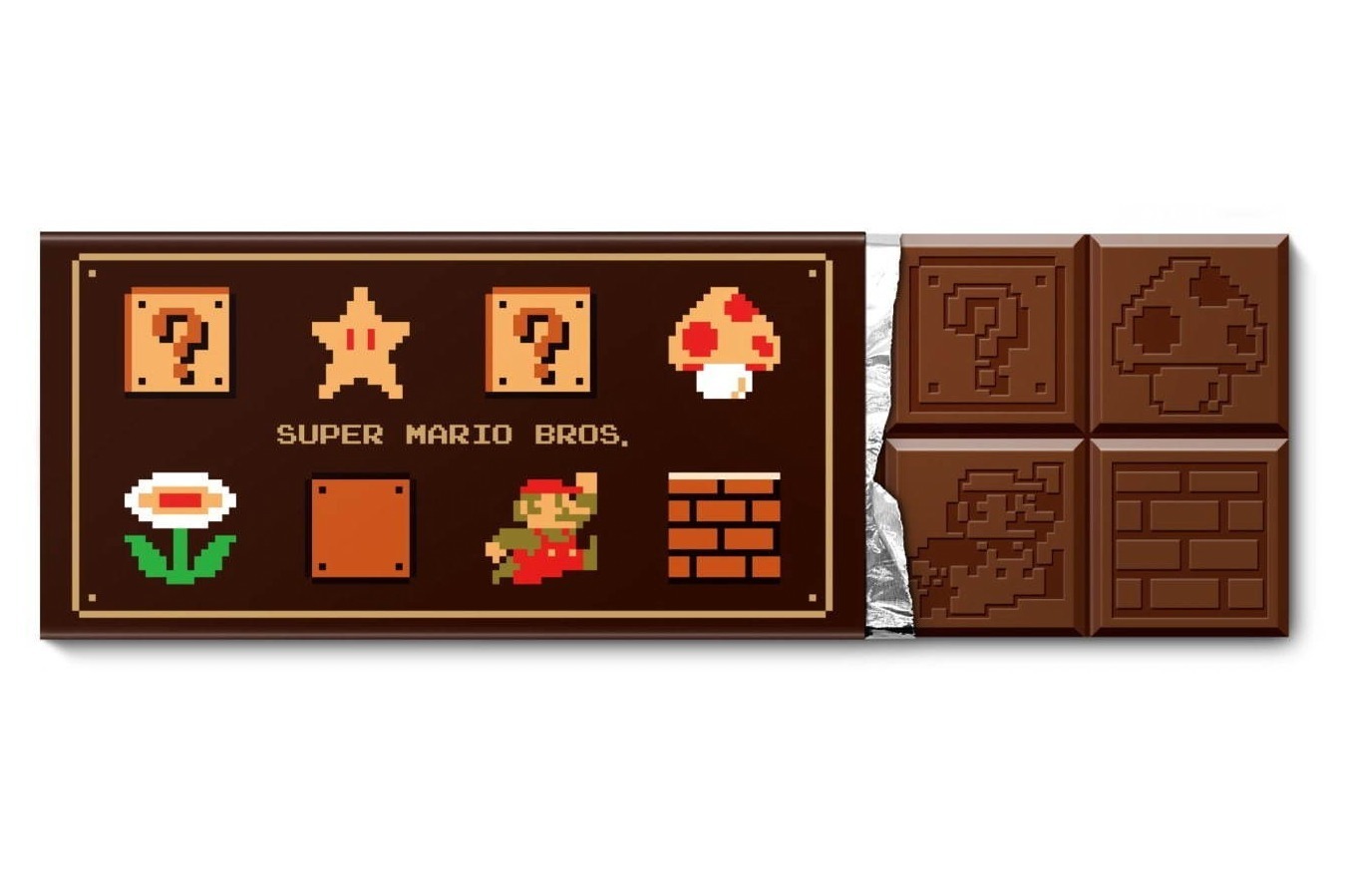 スーパーマリオ バレンタイングッズ 8 Bit マリオ柄 板チョコ が作れるトレーやカード ファッションプレス スーパーマリオ バレンタイングッズ 8 Bit マリオ柄 板チョコ が作れるトレーやカード ファッションプレス
