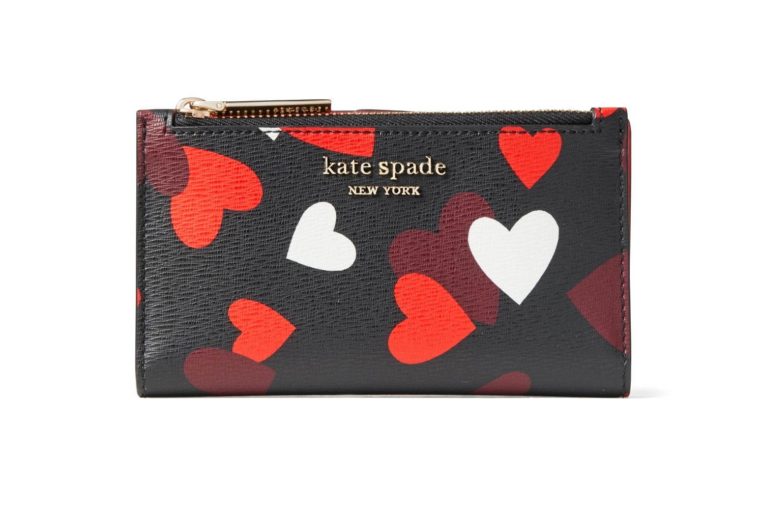 kate spade ハート柄カードケース