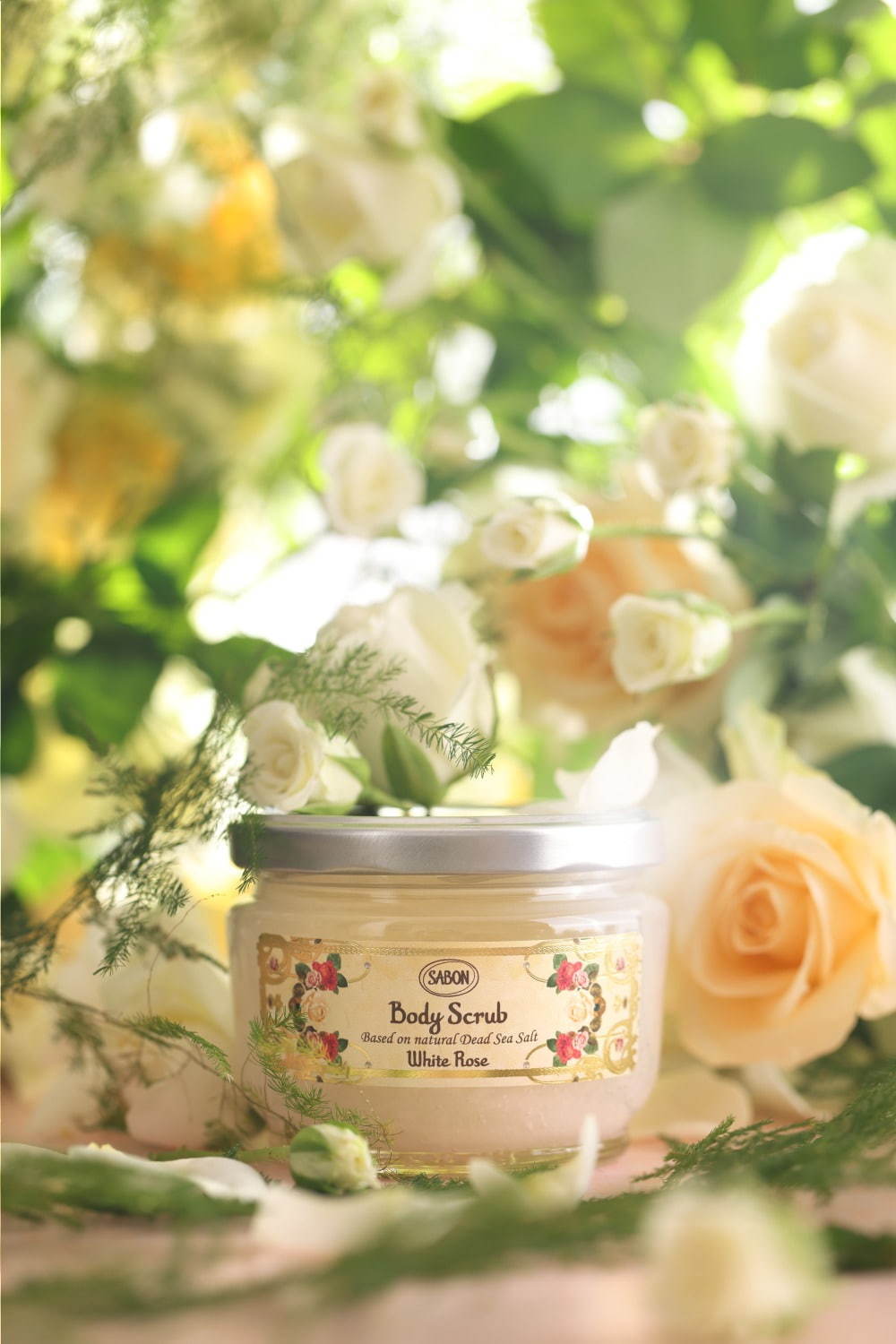 SABON“3つのローズの香り”限定ボディケア、限定の香り「ホワイト