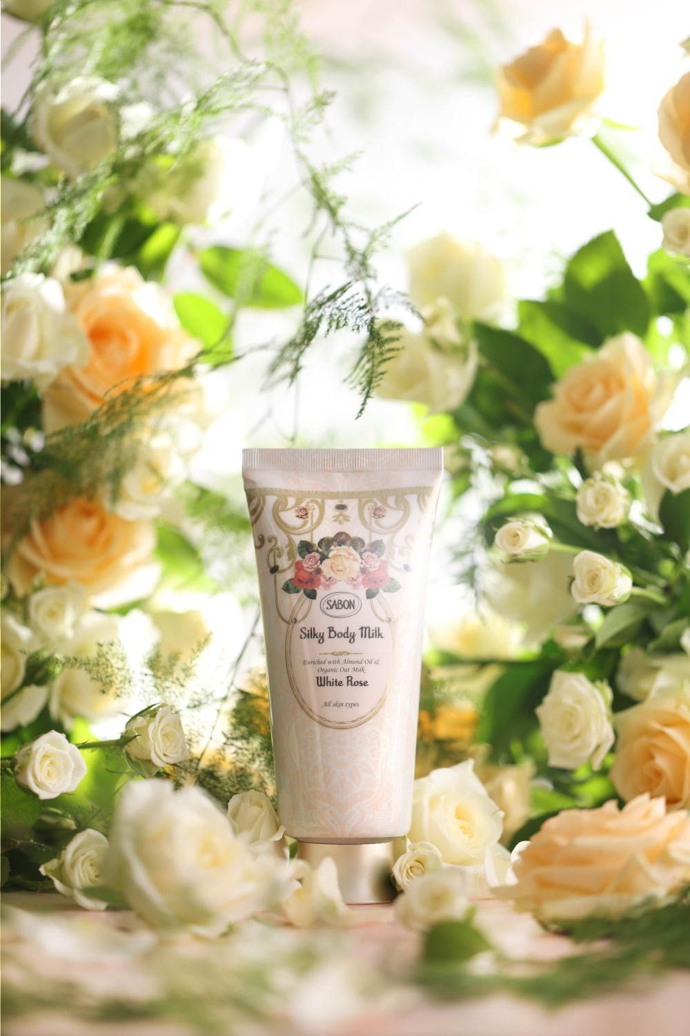 SABON“3つのローズの香り”限定ボディケア、限定の香り「ホワイト