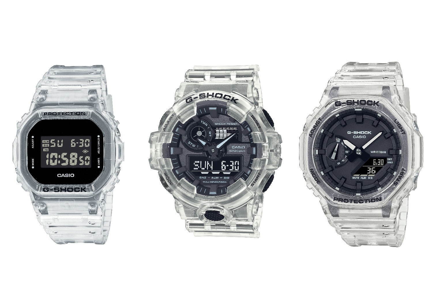 ジーショック(G-SHOCK) スケルトン｜写真5