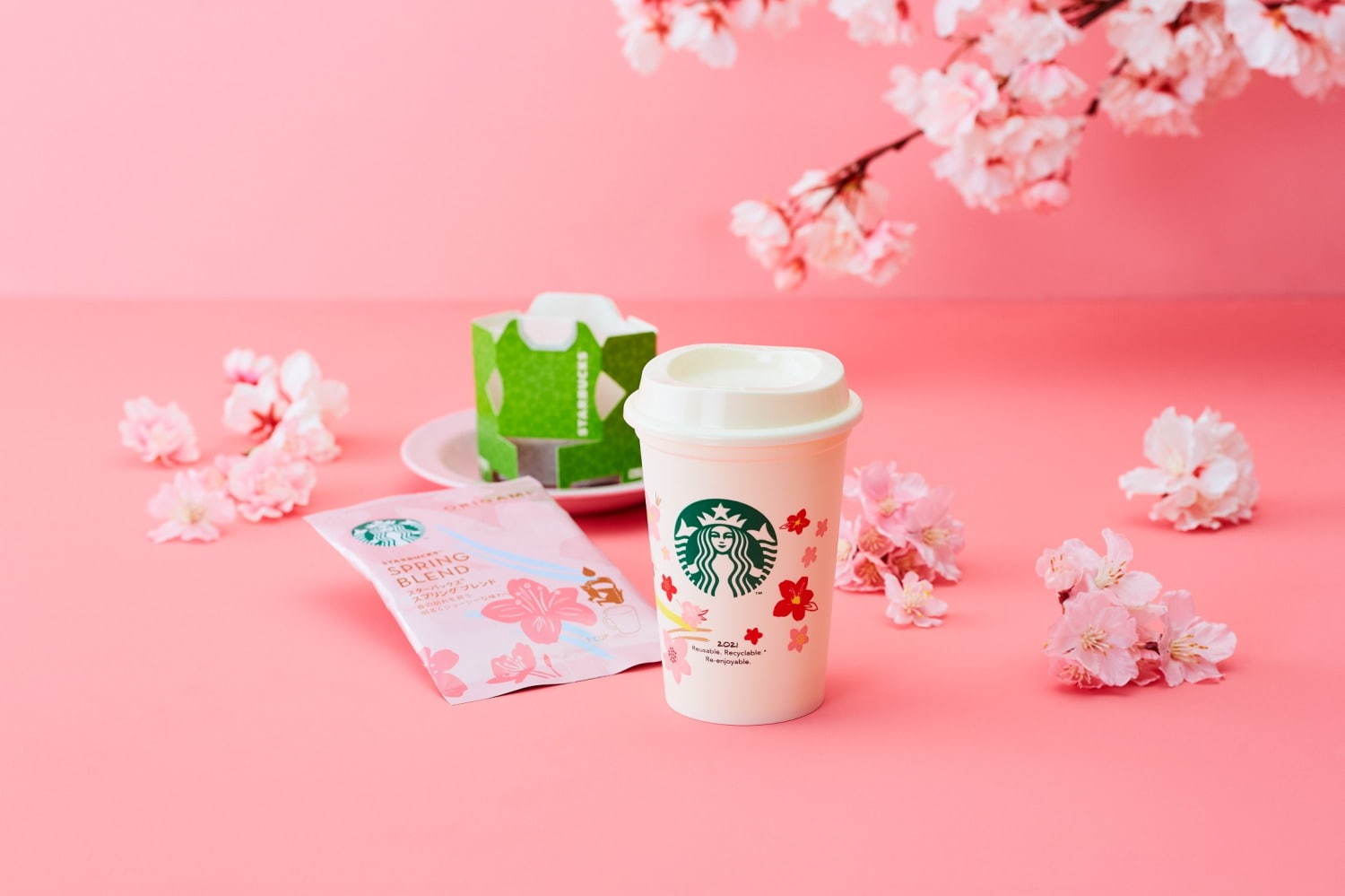 スターバックス(Starbucks Coffee) サクラ ストロベリー ラテ｜写真5