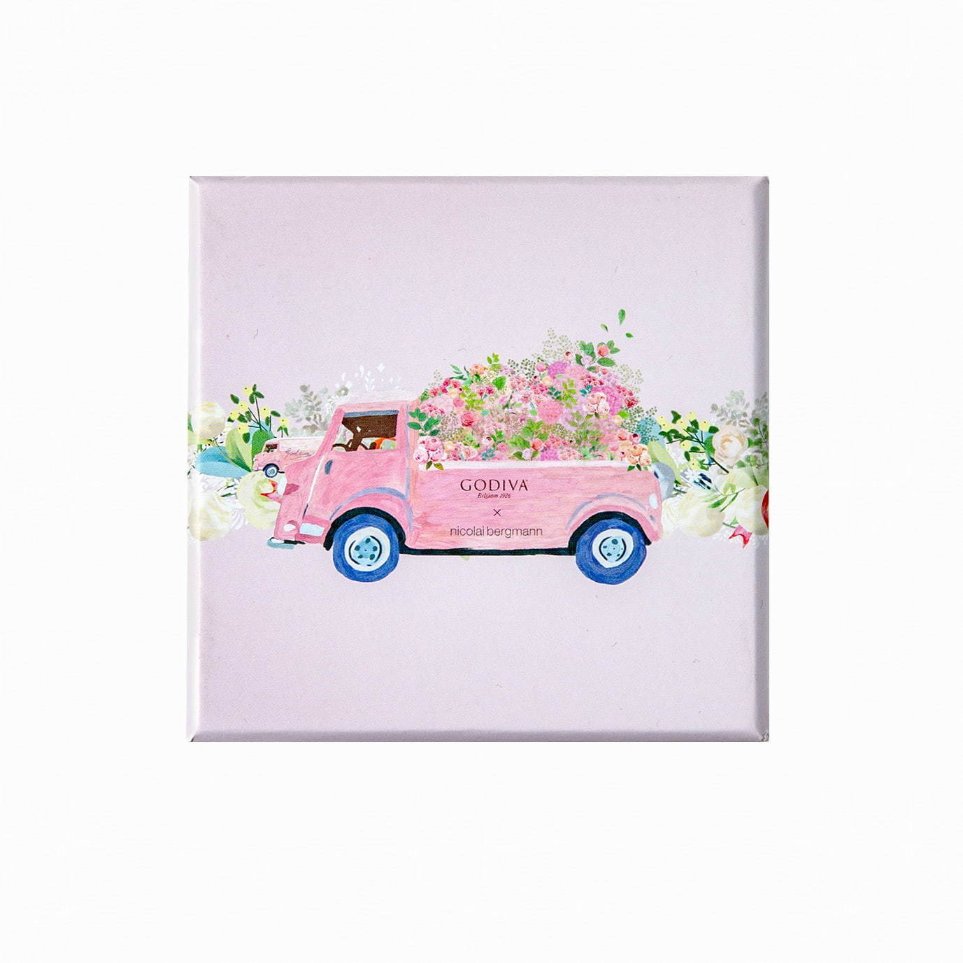 ゴディバ × ニコライ バーグマンのバレンタイン、“ピンク”のプリザーブドフラワーがチョコとセットに｜写真12